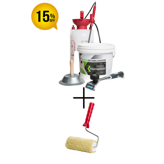 Quitar el gotelé. Kit Kitomasgota Brico