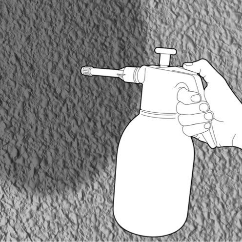 aplicación agua con sulfatadora de 5L