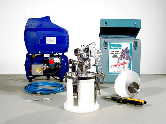 Caja de madera para Mini-máquina Gotepri