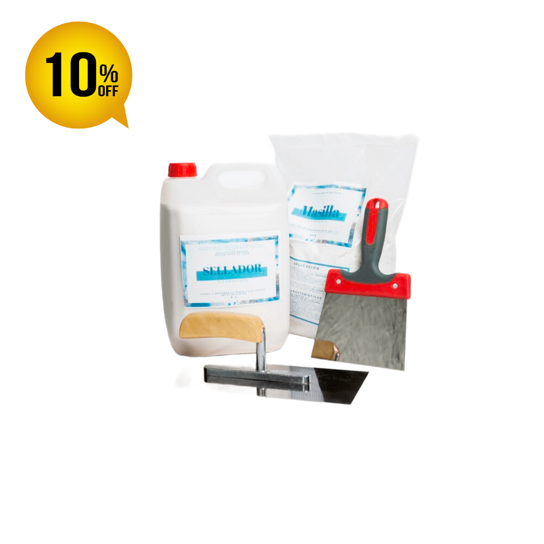 Kit preparar pared para pintar – Sistema Kitomasgota