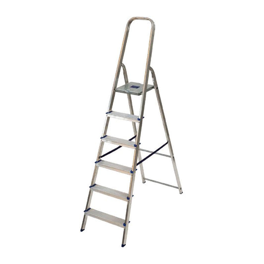 Escalera doméstica de aluminio ALFA 1,88 m