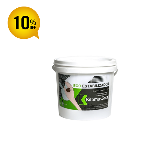 Liquido para Quitar Gotele Fácil - Ecoestabilizador Kitomasgota - Alisar Paredes sin Polvo