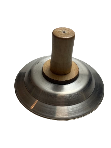 Cazoleta Redonda Acero Inox CA175 Kitomasgota - Eliminador de Gotelé sin Polvo