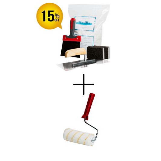 Kit masilla y herramientas