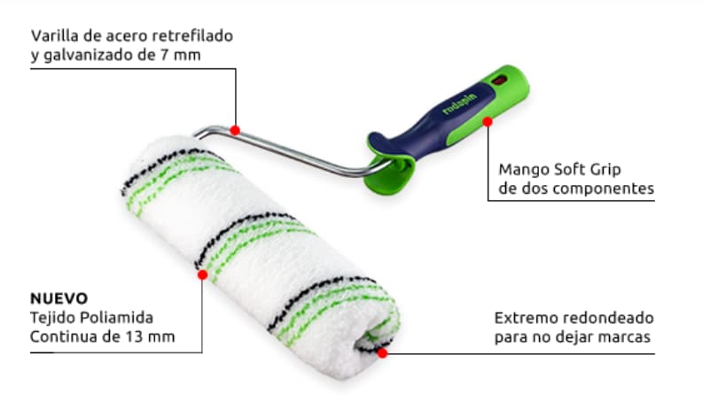 Rodillos recambiables doble clip