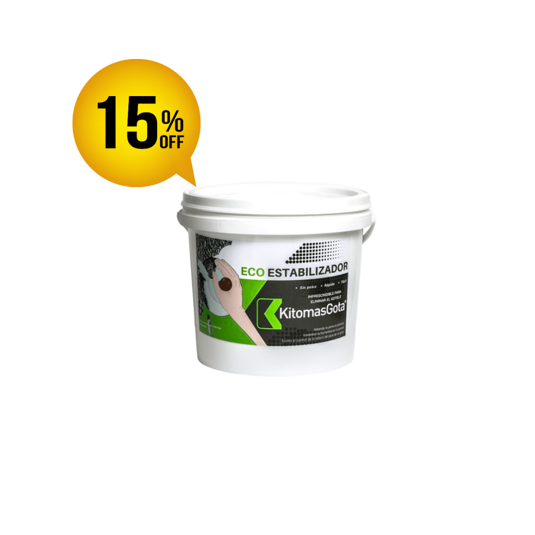 Liquido para quitar gotelé con pintura plástica | Ecoestabilizador Kitomasgota