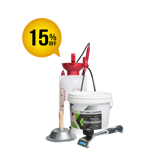 Quitar el gotelé. Kit Kitomasgota Brico