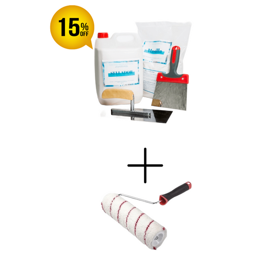 Kit preparar pared para pintar